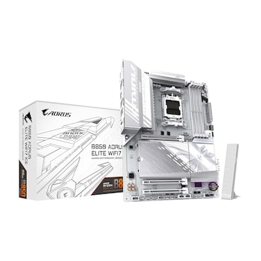 GIGABYTE B850 AORUS Elite WIFI7 ICE AMD AM5 ATX Motherboard Support AMD Ryzen 900080007000 Series DDR5 1422 Power Phase 3X M2 PCIe 50 USBC WIFI7 25GbE LAN EZLatch