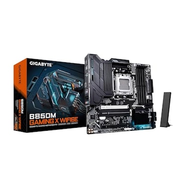 GIGABYTE B850M Gaming X WIFI6E AMD AM5 mATX Motherboard Support AMD Ryzen 900080007000 Series DDR5 1022 Power Phase 2X M2 PCIe 50 USBC WIFI6E 25GbE LAN EZLatch