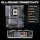 GIGABYTE B850 AI TOP AMD AM5 ATX Motherboard Support AMD Ryzen 900080007000 Series DDR5 1622 Power Phase 3X M2 PCIe 50 USBC WIFI7 10GbE EZLatch