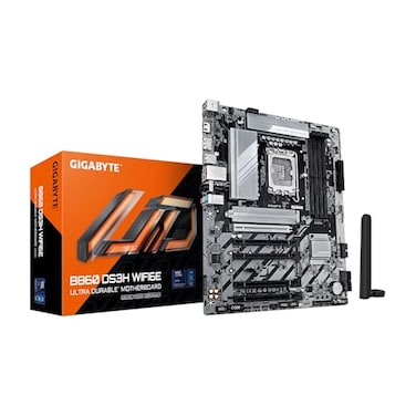 GIGABYTE B860 DS3H WIFI6E Intel Core Ultra Series 2 LGA 1851 Motherboard ATX DDR5 3X M2 PCIe 50 USBC WIFI6E 25GbE LAN EZLatch