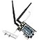 FebSmart WirelessAC Dual Band 1200Mbps 24GHz 300Mbps and 5GHz 867Mbps PCI Express WiFi Card for Windows XP 7 8x 10 11 3264bit and Windows Server Desktop PCs PCIE WiFi Adapter FSAC86SE