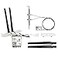 REKONG AX210 WiFi 6E WiFi Card M2 NGFF Mini Desktop kit Adapter 6GHz BT53 Wireless 80211ax 5400Mbps 24Ghz 5Ghz Support OFDMA MUMIMO AX210NGW Gigabit Network Card
