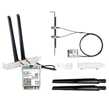 REKONG AX210 WiFi 6E WiFi Card M2 NGFF Mini Desktop kit Adapter 6GHz BT53 Wireless 80211ax 5400Mbps 24Ghz 5Ghz Support OFDMA MUMIMO AX210NGW Gigabit Network Card