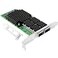 Vogzone 100GbE NIC Card for Mellanox MCX556AEDAT PCIe 40 x16 100Gb Ethernet NIC with Mellanox ConnectX5 VPI Chipset Dual QSFP28 EDR IB Network Card Support RDMA