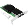 Vogzone 100GbE NIC Card for Mellanox MCX556AEDAT PCIe 40 x16 100Gb Ethernet NIC with Mellanox ConnectX5 VPI Chipset Dual QSFP28 EDR IB Network Card Support RDMA