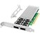 Vogzone 100Gb PCIE NIC Network Card for Intel E810CQDA2 25GbE50GbE100GbE Dual QSFP28 Ports with Intel E810 CAM2 Chip100GbE PCI Express 40 X16 Ethernet Adapter Support RDMA iWARPRoCEv2UEFI