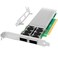 Vogzone 100Gb PCIE NIC Network Card for Intel E810CQDA2 25GbE50GbE100GbE Dual QSFP28 Ports with Intel E810 CAM2 Chip100GbE PCI Express 40 X16 Ethernet Adapter Support RDMA iWARPRoCEv2UEFI
