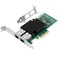 Vogzone 10Gb PCIE NIC Network Card for Intel X550T225GbE5GbE10GbE Copper Dual RJ45 Portswith Intel ELX550AT2 Chip10GbE PCI Express 30 X4 Ethernet Adapter Support WindowsLinuxVMware