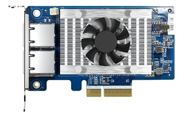 QNAP QXG10G2TX710 Two Port 10GbE Network Card with SRIOV and iSCSI BlockBased and Supports Multiple Virtual Disk Modes