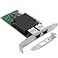 Euqvos PCIe Ethernet Network Card for Intel X550T2 ELX550AT Chipset PCIe 30 X4 10Gb Dual Port RJ45 LAN Card Support Windows ServerWindowsLinuxVMwareESX