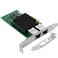 Euqvos PCIe Ethernet Network Card for Intel X550T2 ELX550AT Chipset PCIe 30 X4 10Gb Dual Port RJ45 LAN Card Support Windows ServerWindowsLinuxVMwareESX