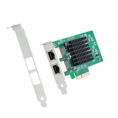 ipolex DualPort PCIe X4 Gigabit Ethernet Converged Network Adapter NIC with Intel 82576 Chipset Compare to Intel E1G42ET Dual Copper RJ45 Ports PCIE 21