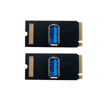 Thsion NGFF M2 to USB Adapter M2 to PCIe Converter Connector Add Motherboard GPU 2Pack