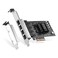 Binardat 4 Ports 25G PCIe Network Card RTL8125B LAN Controller 25001000100Mbps RJ45 Ethernet NIC Adapter Support PXE for WindowsLinux