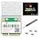 REKONG WiFi 6E Half Mini PCIE WiFi Network Card 80211AX AC MPEAXE3000H 24GHz 5GHz 6GHz 5400Mbps Wireless Card BT53 MUMIMO mini PCIe WiFi 6E Adapter OFDMA vPro for Windows 1011 PC Laptops