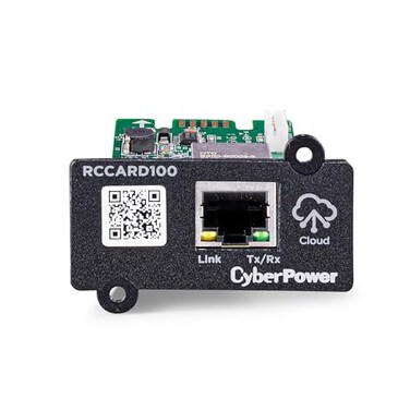 CyberPower RCCARD100 Cloud Monitoring Card Remote UPS Management via PowerPanel Cloud PlugandPlay Installation RealTime Alerts Compatible with Select CyberPower UPS Models