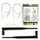 Waveshare AC8265 Wireless NIC Module for Jetson Orin NanoNX Supports 24GHz 5GHz Dual Band WiFi and Bluetoth 42