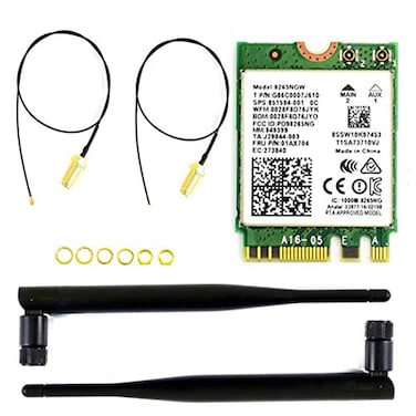 Waveshare AC8265 Wireless NIC Module for Jetson Orin NanoNX Supports 24GHz 5GHz Dual Band WiFi and Bluetoth 42