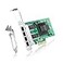 ipolex Intel I350T4 Network Card 4 Port NIC Low Profile Gigabit Ethernet Network Adapter Card with Intel I350AM4 Controller fit WindowsXPLinuxVMware ESXESXi Quad RJ45 Ports PCIE 21 X4