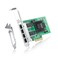 ipolex Intel I350T4 Network Card 4 Port NIC Low Profile Gigabit Ethernet Network Adapter Card with Intel I350AM4 Controller fit WindowsXPLinuxVMware ESXESXi Quad RJ45 Ports PCIE 21 X4