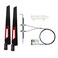 REKONG BE200 WiFi 7 Desktop Kit 80211be TriBand 6GHz5GHz24GHz M2 2230 Key E Wireless Adapter Bluetooth 54 Low Profile Bracket with HighGain Antennas Windows 1011 64bit