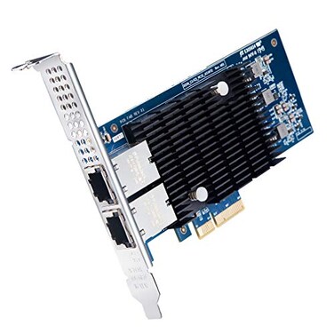 ipolex 10Gb Network Card Intel X550T2 NIC Ethernet Card PCIe v30 x4 Dual RJ45 Port with Intel X550AT2 Controller 100M1G10G Ethernet LAN Adapter Support Windows ServerWindowsLinuxVmware