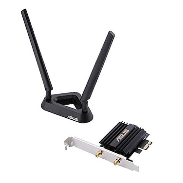 ASUS AX3000 PCEAX58BT WiFi 6 Dual Band PCIe Wireless Adapter with Bluetooth 50 OFDMA 2x2 MUMIMO WPA3 Security UltraLow Latency Support Windows11 10 64bits Only TAA Compliant
