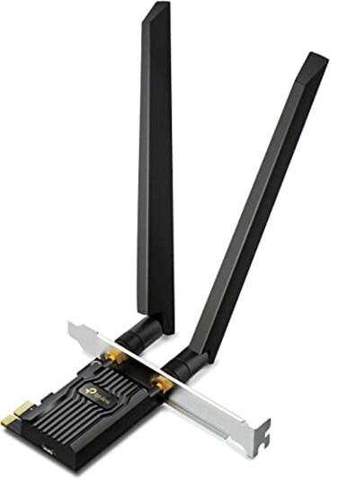 TP-Link TPLink WiFi 6E Intel AX210 AXE5400 PCIe WiFi Card for Desktop PC Archer TXE72E Bluetooth 53 WPA3 80211ax Tri Band Wireless Adapter with MUMIMO OFDMA UltraLow Latency for Windows 1011