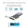 StarTech.com StarTechcom 4Port 25Gbps NBASET PCIe Network Card Intel I225V QuadPort Computer Network Card MultiGigabit NIC PCI Express Server LAN Card Desktop Ethernet Interface PR42GINETWORKCARD