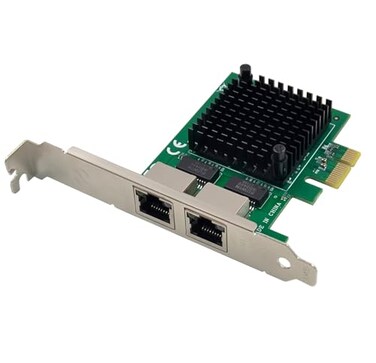 ULANSeN Dual PCIe 31 25GBaseT Network Adapter with Intel I225V I226V 25001000100Mbps PCI Express Gigabit Ethernet NIC Card RJ45 LAN Controller for Windows 1011 with Low Profile Bracket