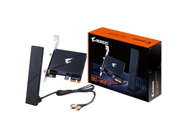GIGABYTE WiFi 7 GCWIFI7 80211 TriBand WiFiBluetooth 53 4KQAMPCIe Expansion Card