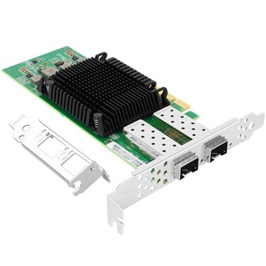 Vogzone 25Gb PCIE NIC Network Card for Intel E810XXVDA2 1GbE10GbE25GbE Dual SFP28 Ports with Intel E810XXVAM2 Chip25GbE PCI Express 40 X8 Ethernet Adapter Support RDMA iWARPRoCEv2UEFI