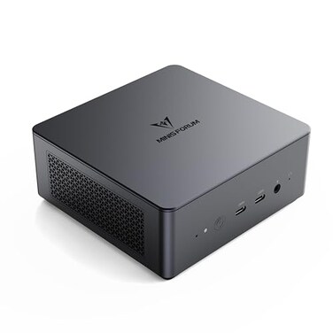 MINISFORUM DeskMini UM790 Pro Mini PC AMD Ryzen 9 7940HS Barebones Version Without RAM and SSD Personal Computer AMD Radeon 780M Graphics 2xHDMI4K 2xUSB4DP8K Outputs