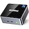 GMKtec Mini Desktop Computer M3 Intel Core i5 12450H 8C12T up to 440GHz Mini PC 16GB DDR4 8GB2 512GB SSD 2X HDMI 4K 4X USB 32 USBC WiFi 6 BT 52 RJ45 25G Black