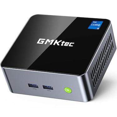 GMKtec Mini Desktop Computer M3 Intel Core i5 12450H 8C12T up to 440GHz Mini PC 16GB DDR4 8GB2 512GB SSD 2X HDMI 4K 4X USB 32 USBC WiFi 6 BT 52 RJ45 25G Black