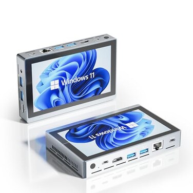 HIGOLE PC HIGOLEPC Mini PC Win 11 Pro Celeron N5095 Mini Computer with Fan16GB DDR4256GB ROM Mini PC with Screen Micro PC FullFeatured USBC 4K 60Hz Triple Display Mini Gaming Computer WiFi 50 BT50