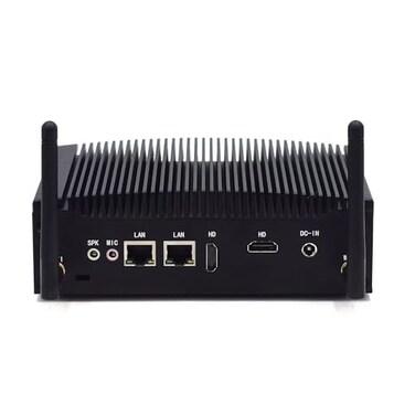WEIDIAN Mini Fanless Industrial PC 16GB RAM 512GB SSD Core i5 8350U Win11 Pro Mini Desktop Computer with 4K 2HD 2RS232 COM 2Gigabit Ethernet 8USB VESA Office Small PC Auto Power On Wake on LAN