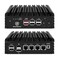 MOGINSOK Firewall Appliance Mini PC 25Gbe with 12th N100Ship N150 Fanless Mini Computer Router with 4xIntel I226 Nics 8GB DDR5 Ram 128GB M2 PCIE 30 SSD Support PFsense OPNsense AESNI