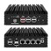 MOGINSOK Firewall Appliance Mini PC 25Gbe with 12th N100Ship N150 Fanless Mini Computer Router with 4xIntel I226 Nics 8GB DDR5 Ram 128GB M2 PCIE 30 SSD Support PFsense OPNsense AESNI