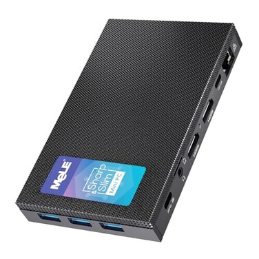 MeLE Quieter3C Fanless Mini PC Celeron N5105 16GB RAM 512GB SSD FullFunction USBC WiFi 5 Support Triple Screen Display Slim Desktop PC on Industrial Home Office
