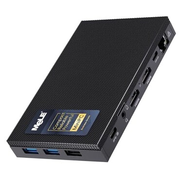 MeLE Fanless Mini PC Quieter 4C N100 16GB RAM 512GB Storage Win 11 Mini Computers Micro PC with FullFunctional USBC 24G5G WiFi 4K Triple Screen on Home Office Education Astrophotography