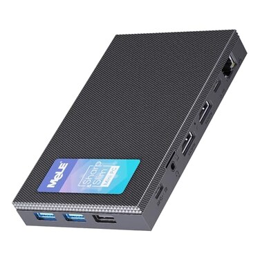 MeLE Mini PC with Windows11 ProFanless Micro Desktop Computer 16GB RAM LPDDR5 512GB SSDDual HDMISupport 4K Triple DisplayUSBCWiFi BT51Small Portable PC Industrial Business Astrophotography