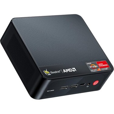 Beelink SER5 PRO Mini PCAMD Ryzen 5 5625Uup to 43GHz6C12TMini Computer with 16GB DDR4480GB M2 PCle40 SSDSupport Triple Screen DisplayWiFi6BT54TypeC25Gbps LAN