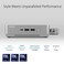ASUS NUC 14 Pro Barebone with Intel 14thGen Core Ultra 9 185H NPU Support up to 96GB DDR5 RAM Dual Storage Thunderbolt 4 WiFi 6E Bluetooth 53 Silver Aluminum Chassis with VESA Mount