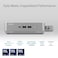 ASUS NUC 14 Pro Barebone with Intel 14thGen Core Ultra 7 155H NPU Support up to 96GB DDR5 RAM Dual Storage Thunderbolt 4 WiFi 6E Bluetooth 53 Silver Aluminum Chassis with VESA Mount