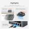 Beelink EQR5 Mini PCAMD Ryzen 5 5625U Processor6C12Tup to 43GHz16GB DDR4 RAM 500GB NVMe PCIE30x4 SSDMini Computer Support 4K Dual Screen DisplayDual LANWiFi 6BT52USB 30