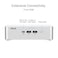 ASUS NUC 15 Pro Barebones Mini PC with Intel Series 2 Core Ultra 9 285H up to 96GB DDR5 RAM Dual Storage Thunderbolt 4 WiFi 7 Bluetooth 54 Toolless Silver Aluminum Chassis with VESA Mount