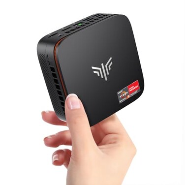 KAMRUI P1 Mini PC AMD Ryzen 3300U 4C4T up to 35GHz Mini Desktop Computer 16GB RAM 256GB M2 SSD 4K Triple DisplayLANWiFiBTUSB32 TypeCHDMI 20DP 14 Mini Computer for Home Office