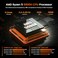 PELADN WO4 Mini Gaming PC AMD Ryzen 5 5600HBeats 5700U7430U Mini Computers 16GB Dual Channel RAM 512GB SSD Mini Desktop Computer with Dual NIC LAN 25Gbe WiFi6 BT52 TypeC