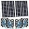 Glooglitter 2 Set 20w Solar Powered Fan Kit for Chicken Coop IP67 Waterproof Dual Solar Greenhouse Fan 3500 RPM High Speed Exhaust Fan with 10ft Cable for Shed Pet House Window Outside Inside